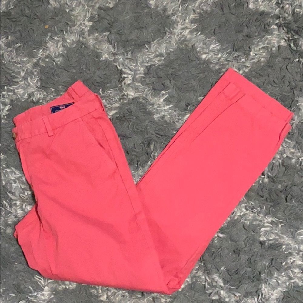 Vineyard‎ vines coral color jeans size 34 / 34 EUC